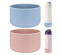 HEYSKAY 2 botas de silicona para botella de agua Owala Flask de 24 onzas, 32 onzas, 40 onzas, funda protectora antideslizante para botella de agua Owala Twist, FreeSip y Flip de acero inoxidable, base