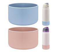 HEYSKAY 2 fundas protectoras antideslizantes de silicona para botella de agua Owala Flask de 32 onzas, para Owala Twist, FreeSip y Flip de acero inoxidable, base inferior de bota sin BPA