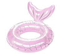 HeySplash 1 Pieza Flotador de Natación, Anillo de Natación con Forma de Cola de Sirena con Capacidad para 38-88 Libras, Flotador de Piscina para Playa Fiesta Verano Parque Acuático, Rosa