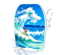 HeySplash Tabla de Natación para Adultos, Flotador de EVA Ligero Ayuda de Entrenamiento Fuerza de Piernas con Patrón Lindo Equipo Auxiliar de Ejercicio para Piscina, Hombre Surfista