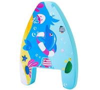 HeySplash Tabla de Natación para Niños, Tabla de Natación con Rociador de Agua, Tabla Flotante de Natación para Niños, Nadadores Principiantes, Piscinas, al Aire Libre, Delfín Azul