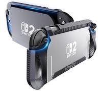 HEYSTOP Carcasa Protectora para Nintendo Switch 2, Carcasa de TPU Dockable Compatible con Consola Nintendo Switch 2 y Joycon Grip con Tapa para Joystick