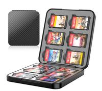 HEYSTOP Estuche para Tarjetas de Juego para Nintendo Switch 2, Funda de Almacenamiento con Cierre Magnético para 12 Tarjetas de Juego y 12 Tarjetas de Memoria para Accesorios de Nintendo Switch 2