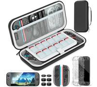 HEYSTOP Funda para El Kit de Accesorios de Nintendo Switch 2, Estuche de Viaje para Switch 2, Carcasa Protectora de Base Insertable con Protección de Pantalla para La Consola Nintendo Switch 2