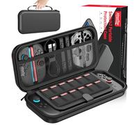 HEYSTOP Funda para Nintendo Switch 2 Accesorios, Último Modelo 2025, Estuche de Transporte Rígido Protector y Portátil, Estuche de Viaje para Nintendo Switch 2 con Interior Suave y Bolsillo de Malla