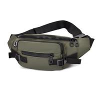 HeYuMeio Adecuado para Mujeres y Hombres Senderismo y Ciclismo - una Bolsa de Hombro con Auriculares Jack y Bolsa Casual,Verde