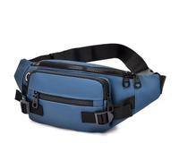 HeYuMeio Adecuado para Mujeres y Hombres Senderismo y Ciclismo - una Bolsa de Hombro con Auriculares Jack y Bolsa Casual,Azul