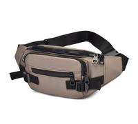 HeYuMeio Adecuado para Mujeres y Hombres Senderismo y Ciclismo - una Bolsa de Hombro con Auriculares Jack y Bolsa Casual,Marrón