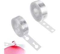 Heyumybit Cintas para Arco de Globos,2 Rollos Guirnalda de Globos,Tiras de Globos,Fiesta Tiras de Decoración de Globo para Fiesta de Navidad,Boda,Cumpleaños