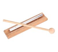 Heyumybit Energy Chime,Timbre De Percusión Solo,Chimes De Musicales,Chime Klangstab Holz,Campana De Meditación con Mazo para Educación Musical Temprana,Yoga,Meditación,Regalo,Oración