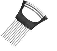 Heyumybit Soporte de Ceboll,Tenedor Cebolla,Agujas de Cebollas Adecuado,Cortador de Verduras de Acero Inoxidable para Cortar Carne,Verduras,Frutas