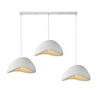 HEYUN Lámpara Colgante Moderna 3 Luces Lámpara Colgante De Resina Estilo Wabi-sabi Ajustable Farmhouse Decor Lámpara De Suspensión Vintage Para Bar Cocina Mesa Comedor Dormitorio Habitacion(B2)