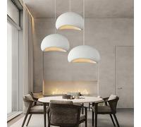 HEYUN Lámpara Colgante Moderna 3 Luces Lámpara Colgante De Resina Estilo Wabi-sabi Ajustable Farmhouse Decor Lámpara De Suspensión Vintage Para Bar Cocina Mesa Comedor Dormitorio Habitacion(A1)