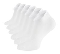 HeyUU 6/10 pares de calcetines de tobillo para hombres y mujeres, calcetines deportivos de algodón transpirable de corte bajo, calcetines antideslizantes para correr, cómodos calcetines de