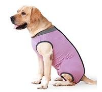 Heywean Traje de Recuperación Body para Perro Postcirujía Camiseta Postoperatoria para Esterilización Postquirúrgica Body Alternativa al Collar Isabelino