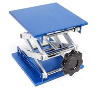 HeyWin Mesa elevadora de Laboratorio, 6x6 Pulgadas, Hecha de óxido de Aluminio, también se USA como Gato para Levantar enrutador, láser, generalmente gabinete (Azul)