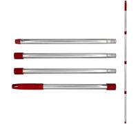 Hezane Mango de fregona de repuesto compatible con Vileda Turbo Spin Mop, mango ajustable para Vileda Turbo Spin 2 en 1, fregona telescópica 3 en 1, acero inoxidable, 76-147 cm ajustable