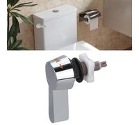 Hezee Mango de descarga de inodoro, piezas de descarga de cisterna de inodoro, palanca de cisterna, sistema de descarga de inodoro ajustable para cisterna operada por asa, brazo ajustable para