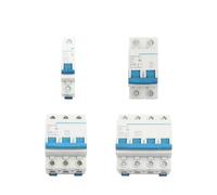 HEZHANG Diferencial Auto Rearmable DZ47-63 10A 16A 20A 25A 32A 63A 1P 2P 3P 4P CA 230V 400V Mini disyuntor MCB Interruptor de Corte automático(3P,16a)