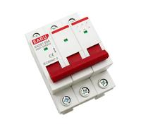 HEZHANG Diferencial Auto Rearmable Interruptor Principal de Aislamiento for Uso doméstico e Industrial, riel DIN, 1P, 2P, 3P, 4P, 40A, 63A, 100A y 125A, disyuntor CA 230V 400V(3P,125A)