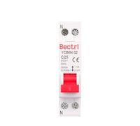 HEZHANG Diferencial Auto Rearmable Mini disyuntor MCB de 18 mm TPN 1P+N, 6 A, 10, 16, 20, 25 y 32, for Montaje en riel DIN, Interruptor Aire doméstico Miniatura(6A)