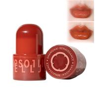 Hezhuang Lip Jelly, Hezhuang Tinted Lip Gloss,Jelly Hydrating Lip Gloss,Water Gloss Mirror Lip Gloss,Long Lasting Jelly Texture Lipstick,Mirror Moisturizing High Shine Non-stick Cup Lip Stain Set (01)