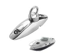 Hezudiay Clips para defensas de pontón - Acero Inoxidable Giratorio De Liberación Rápida - Bisagras Superiores para - Uso En Puerto, Muelle, Riel, Yate, Crucero, Trainera, Casa Flotante Y Runabout