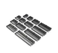 HF Mont 10 Uds 2,54 MM paso 6 posiciones 8 10 12 14 16 18 20 24 26 30 34 40 Pin hembra IDC conector IDC Cable de cinta(FC-32P)