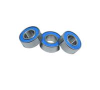 HF Mont 10 Uds 686RS rodamiento 6x13x5 Mini rodamiento de bolas 686 2RS ABEC3 6 13 5 sellos azules rodamientos modelo 6 * 13 * 5(MR95-2RS 5x9x3mm)