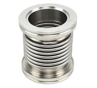 HF Mont ISO63 ISO80 ISO100 ISO160 casquillo X longitud 100-1000mm SUS304 manguera de fuelle de vacío sanitario de acero inoxidable accesorio de tubo Flexible(ISO100,200MM_ISO SIZE - LENGTH)