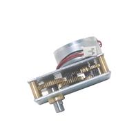 HF Mont Motor de CC con engranajes metálicos en miniatura de 300 válvulas y escobillas, reductor de engranajes lento, pequeño, compatible con velocidad de 3 V y 6 V, alto par.(6V110RPM)