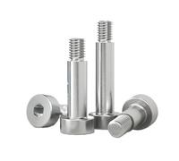 HF Mont Tornillo de cabeza hueca hexagonal con cojinete de rodillos y hombro, de acero inoxidable 304, M2, M2.5, M3, M4, M5, M6, M8, M10, con barra de luz(18mm,D3xM2.5-5pcs)