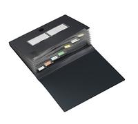 HF2 140767 - Carpeta clasificadora (A4, 7 pestañas), color gris oscuro