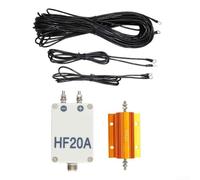 HF20A Antena de onda corta 1.5-30MHz Banda ancha Instalación Flexible Soporta Horizontal Invertido V Serpentina Ahorro de Espacio Urbano ABS Construir 100W Potencia Uso Interior Exterior