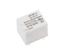HF3F-L-12-1HL1T/2T Dual Coil Latching Relay, 5-Pin, 5VDC/12VDC/24VDC, Magnetic Holding for Power Control Applications(Hf3f-l-05-1zl1t5pins10a)