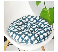 HFAFRZ Pack 2 Cojines para Silla, CojíN para Silla Interior Y Exterior Redondo, para Cocina,Cuarto,Sala,JardíN,Terraza,F,45x45cm