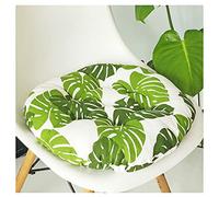 HFAFRZ Pack 2 Cojines para Silla, CojíN para Silla Interior Y Exterior Redondo, para Cocina,Cuarto,Sala,JardíN,Terraza,W,40x40cm