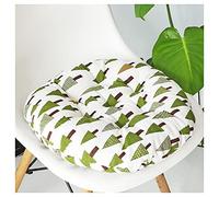 HFAFRZ Pack 2 Cojines para Silla, CojíN para Silla Interior Y Exterior Redondo, para Cocina,Cuarto,Sala,JardíN,Terraza,P,40x40cm