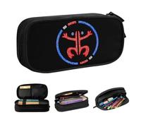 HFDGFJKKL Estuche de lápices Boricua Puerto Rico Coqui para niñas Caja de bolígrafos de gran capacidad para niños regalo para accesorios escolares