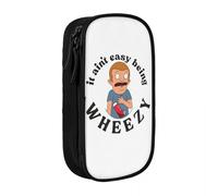 HFDGFJKKL Estuches de lápices No es fácil Ser jadeante Hamburguesas Estuche de lápices Caja de bolígrafos Material escolar de gran capacidad Accesorios para el festival regalo