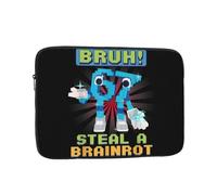 HFDGFJKKL Gorra de béisbol Funny Pixel Bruh 67 Roba una funda de portátil Brainrot para forro de cuaderno Funda para tableta Funda a prueba de descargas Halloween y regalos deportivos