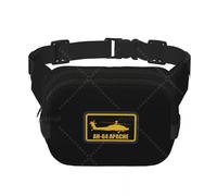 HFDGFJKKL Mochila AH-64 Apache cuadrada de doble capa de cintura de moda con tirantes ajustables y bandolera cruzada regalo para hombres