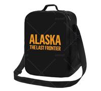 HFDGFJKKL Mochila Alaska The Last con tira ajustable para el hombro Bolsa térmica Bento reutilizable para el trabajo Picnic Festival de Playa