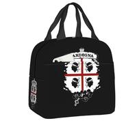 HFDGFJKKL Mochila Bandera de Cerdeña Cuatro Moros Aislado Almuerzo para Acampar Viaje Nevera Térmica Impermeable Caja Bento para Mujeres Niños Regalos de Halloween y Navidad