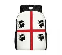 HFDGFJKKL Mochila Bandera de Cerdeña para Hombres, Mujeres, Libro de Estudiante de Colegio Universitario Portátil de 15 pulgadas Regalo del Festival de Cerdeña Italia