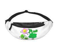 HFDGFJKKL Mochila BFDI Plantas Personajes Riñonera Hombres Cintura cruzada ajustable Viaje para móvil Móvil para correr regalo