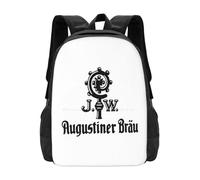 HFDGFJKKL Mochila Conviértete en una persona más inteligente Moda Augustiner Brau Licor Cervecería Beerfest Edith Haberland Regalos de Halloween y Navidad