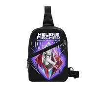 HFDGFJKKL Mochila Helene Fischer Rausch Pecho, cabestrilla cruzada en el pecho, viaje Senderismo, mochila de día Regalo del Festival del Hombro