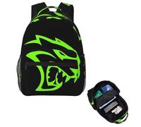 HFDGFJKKL Mochila Hellcat Srt Logo Mochila de día Libro de gran capacidad para niños Hombro para hombres Regalo del Festival