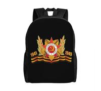 HFDGFJKKL Mochila Homenaje a los Ejércitos Rojos por la escuela universitaria resistente al agua Regalo del Festival de Impresión de la Unión Soviética